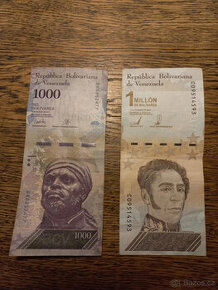 Bankovky Venezuela milion