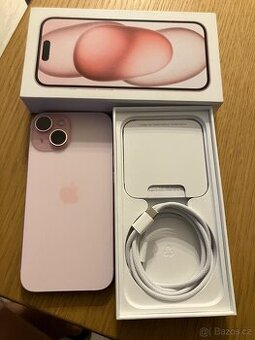 Nový Apple Iphone 15 256gb pink záruka od 5/2025