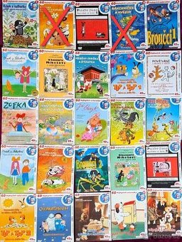 60 nejlep. večerníčků a 60 nejlep. pohádek na DVD cena za ks