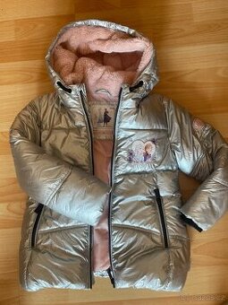 Zimní bunda stříbrná