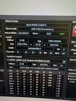 Starší herní PC- RX570,Ryzen5 1600, 16GB RAM,NOVĚ WIN11