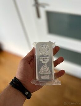 10x Stříbrný slitek 1kg (Možno i jednotlivě)