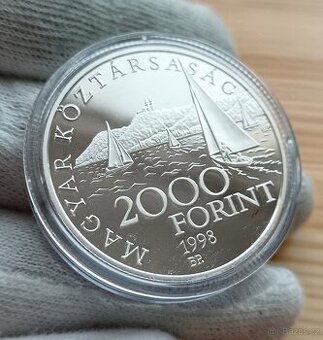 Stříbrná mince 2000 Forint 1998 Maďarsko