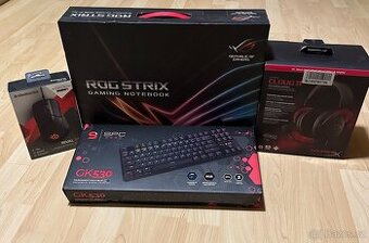 ASUS ROG Strix GL503V – kompletní set s příslušenstvím