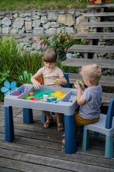 DĚTSKÝ STŮL A ŽIDLIČKY TEGA MULTIFUN 1+2