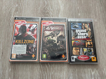 Hry na PSP - Playstation Portable - GTA, Killzone, ATV