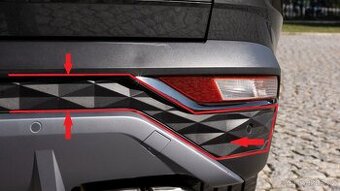 Lišta zadního nárazníku Hyundai Tucson 2021-2024
