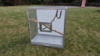 Klec pro papošky hliníková 74cm, 80cm výška, 40cm hloubka