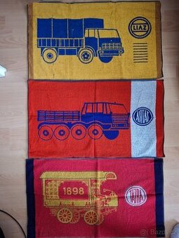 Retro ručník Tatra / Liaz 70.-80. léta