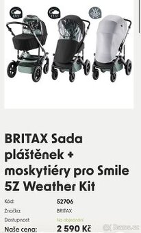 BRITAX sada pláštěnek