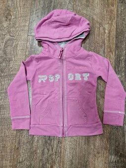 Dívčí mikina na zip, zn. C&A, vel. 104/110