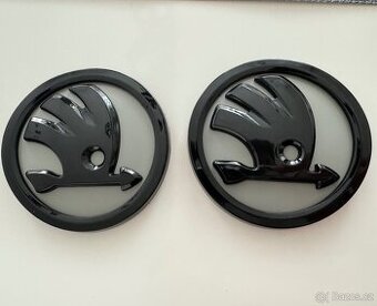 Skoda logo steel grey