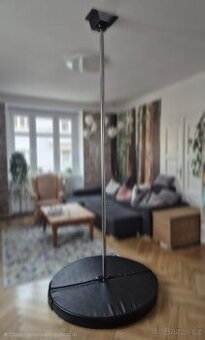Poledance tyč - stropní ukotvení + matrace na zakázku