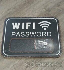 Indecor Tabule křídová, heslo k wifi, 39 × 29 cm


