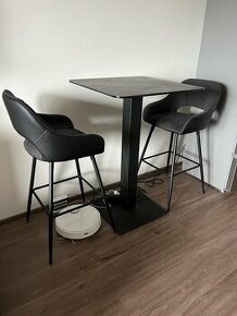 Barový stůl + 2 barové židle - 1