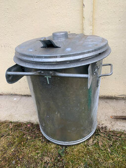 Popelnice kulatá 70l  pozink