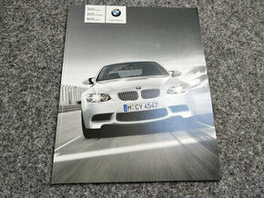 Prospekt BMW M3 E90 Coupé, Cabrio, sedan, 82 stran 2008 - 1
