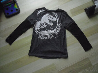 Triko dl. rukáv Jurassic World vel. 10-11 let
