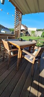 V REZERVACI Teaková sestava na terasu