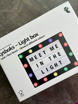 Tabule podsvícená LED lightbox 20x15