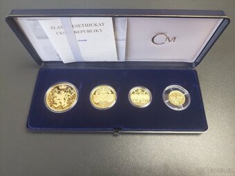 Sada zlatých medailí 1, 2, 5 a 10 dukát – 1997 (PROOF)