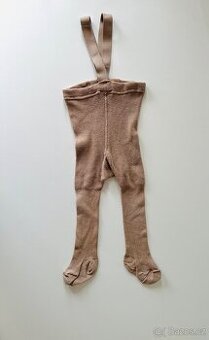 2x Punčocháče s kšandami Mile, vel. 74/80 - 1