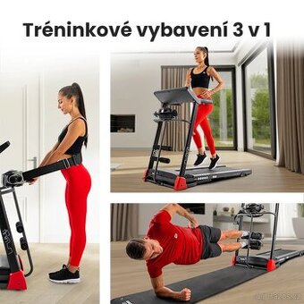 Běžecký pás HS-1200LB - 3v1masážní přístroj, nosnost 130 Kg