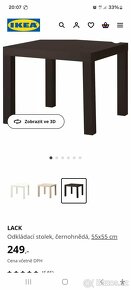 Prodám 3x stolek ikea