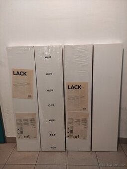 4x police LACK IKEA (3x nová, 1x použitá)