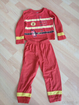 dětské pyžamo/kostým hasič vel.104
