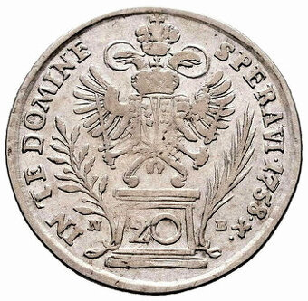 Stříbrná mince František Lotrinský Sedmihrady - 1