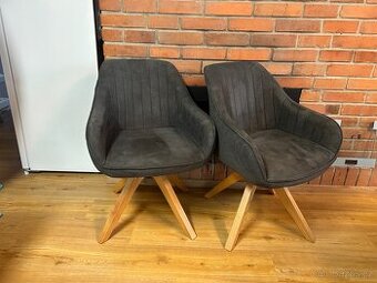 Otočná jídelní židle 4ks