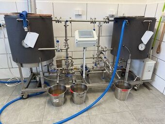 Mobilní nerezový pivovar – kompletní sestava