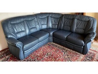 Luxusní rohová kožená sedací souprava,2592