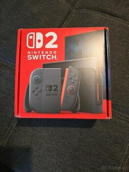 Prodávám Nintendo Switch 2 v perfektním stavu se zárukou.