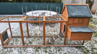 Dřevěný maxi kurník COPENHAGEN DELUXE, 3100x1500x800 mm