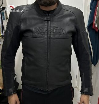 Kožená bunda XRC XRC Grans AIR blk/grey