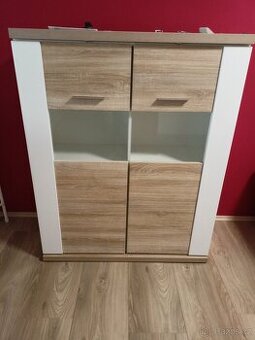 skříňka NATAN vitrína TYP06 s osvětlením - 1