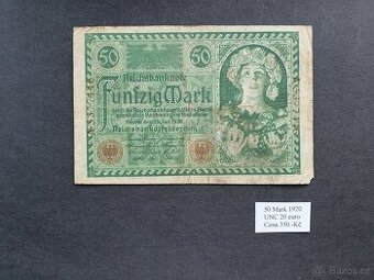 Prodám Bankovky 20 ks