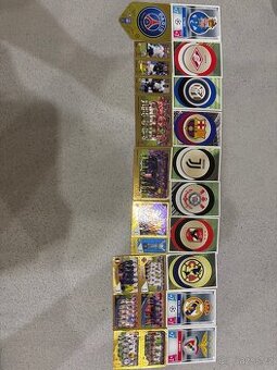 Set 25 sběratelských karet fotbalových týmů