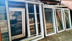 Plastová okna, třídílná velká okna