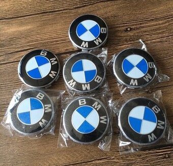 Středové krytky pokličky BMW 68mm kola SADA 4ks