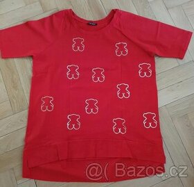 Nové oversize triko se zlatým vzorem