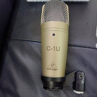 Mikrofon Behringer C-1U, ZÁNOVNÍ, TOP STAV, nepoužívaný