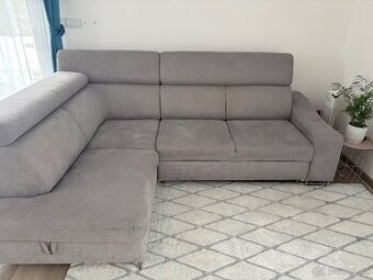 Rohový rozkládací gauč