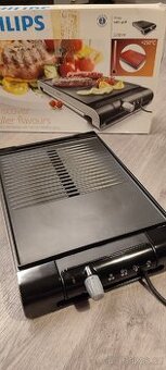 Elektrický stolní gril Philips - zánovní, funkční