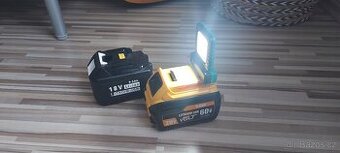 Svítilna LED,pro Aku Makita,DeWALT,Milwaukee,Bosch,Parkside.