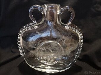 Váza broušená Moser