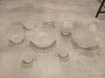 Prodám broušené sklo mix