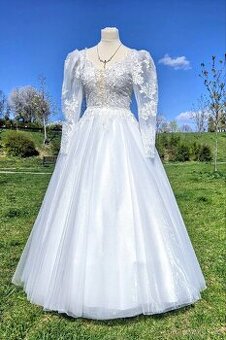 NOVÉ KRAJKOVÉ svatební šaty CRYSTAL